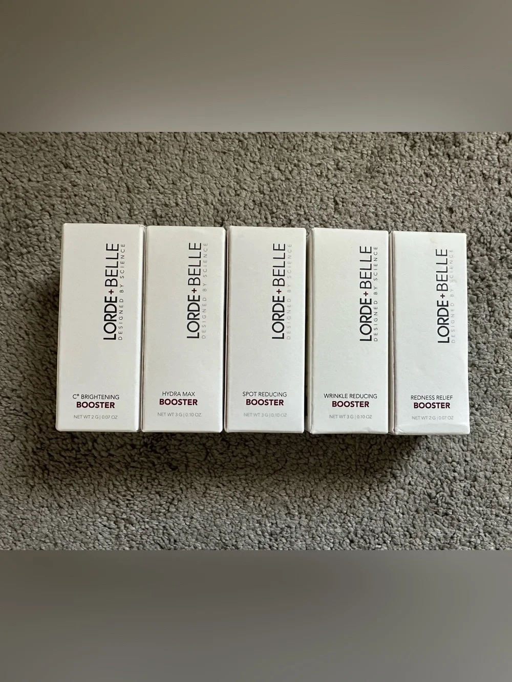 Lorde+Belle Clean Skincare Bundle C+ Brightening Hydra Max Redness Wrinkle Spot